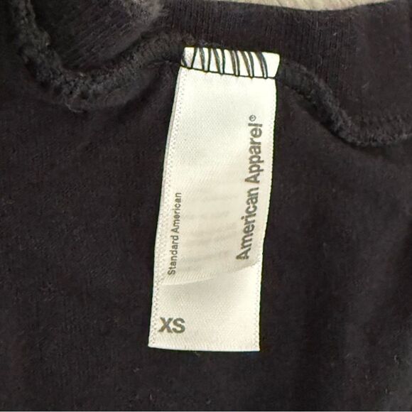 American Apparel Oklahoma State Cowboys Logo Black V-Neck Shirt Size XS - Picture 5 of 5